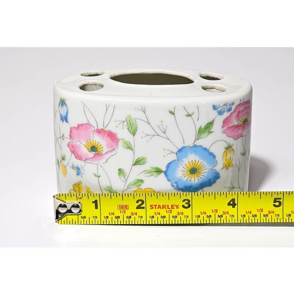 80s Wildflower Meadow Toothbrush or Pencil Holder, Toothbrush Holder, Flowers - Picture 5 of 7